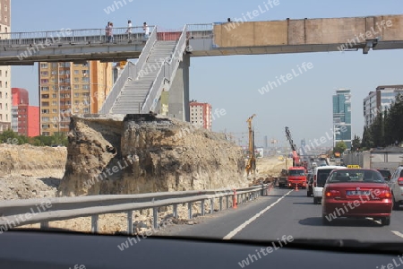 Stra?enbau in Istanbul