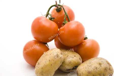 Tomaten mit Kartoffeln