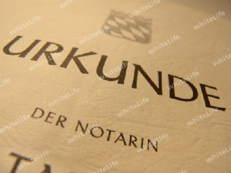 Urkunde