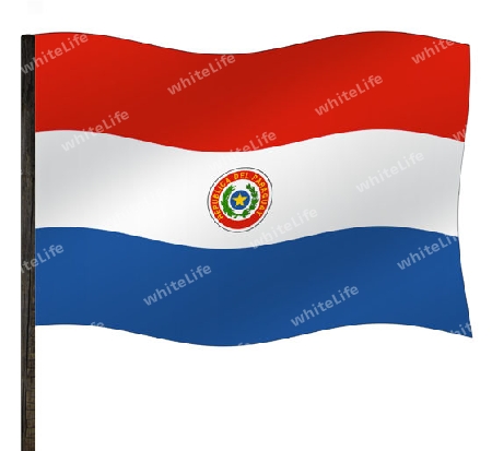 Fahne Paraguay