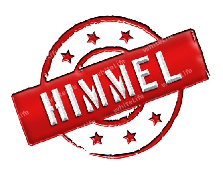 Sign, symbol, stamp or icon for your presentation, for websites and many more named HIMMEL