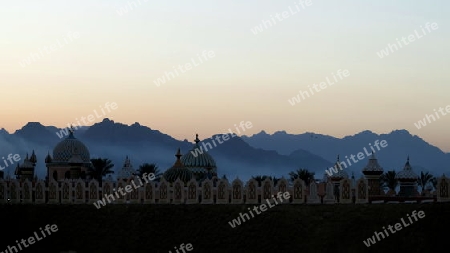 Mosesberg  im Sonnenuntergang 