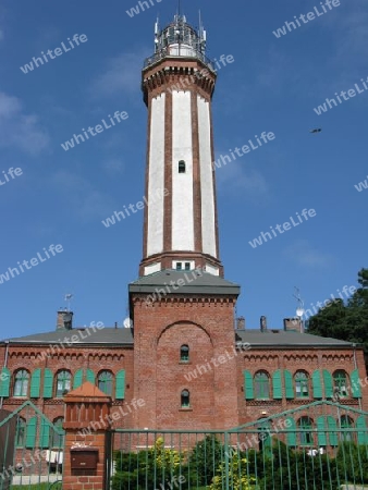 Leuchtturm in Niechorze. Horst-Seebad