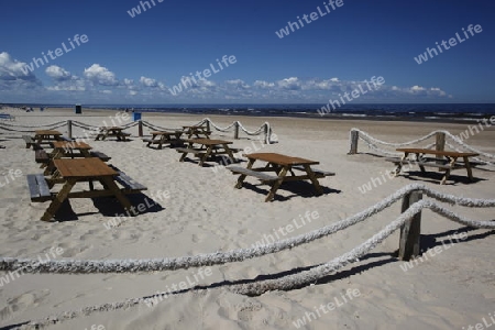 Europa, Osteuropa, Baltikum, Lettland, Jurmala, Strand, Ostsee, Meer, Sandstrand, 