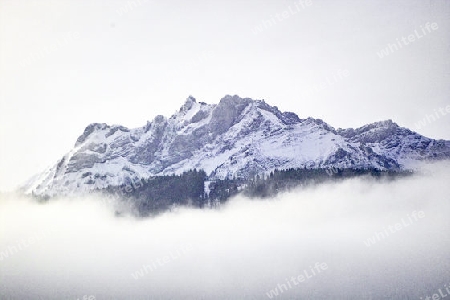 Pilatus im Nebel