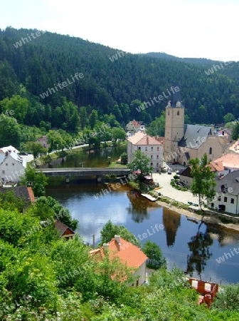 Tschechien,Rosenberg an der Moldau