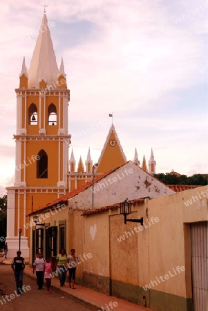 Suedamerika, Karibik, Venezuela, West, Coro, Kolonial, Altstadt, Architektur, Kirche, Iglesia de San Francisco,