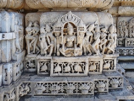 Indien, Jain Tempel bei Ranakpur