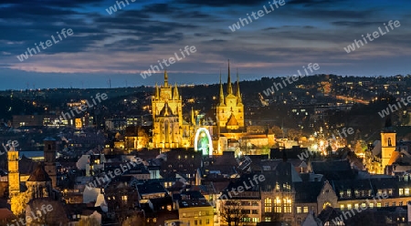 Erfurt. Blick ?ber Altstadt.