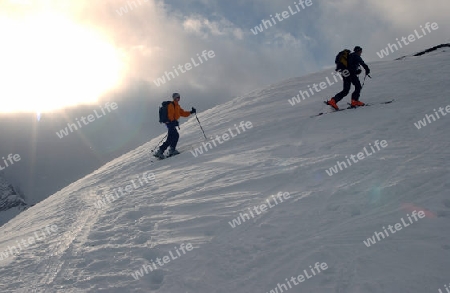 Aufstieg Rinderhorn 3448m