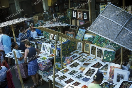 Der Markt von Ubud auf der Insel Bali in Indonesien in Asien.