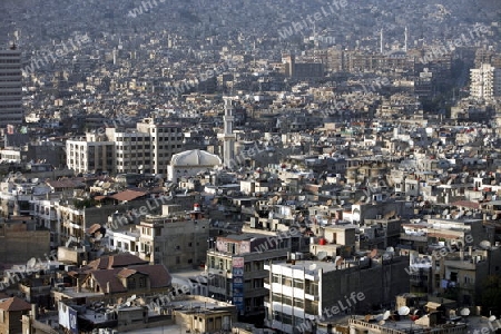 Asien, Naher Osten, Syrien, Damaskus,   Sicht ueber die Grossstadt von Damaskus der Hauptstadt von Syrien. 