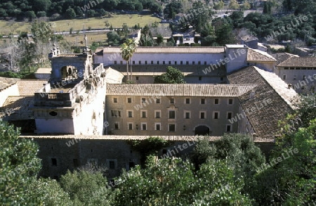 Das Kloster von Liuc im Norden der Insel Mallorca einer der Balearen Inseln im Mittelmeer. 