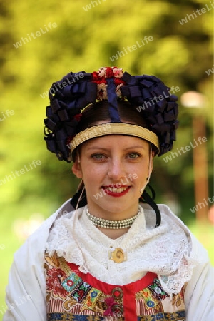 Europa, Osteuropa, Slowakei, Polen, Grenze, Cerveny Klastor, Folklore, Festival, Fest, Tranchtenfest, Tracht, Kultur, Sommer, 