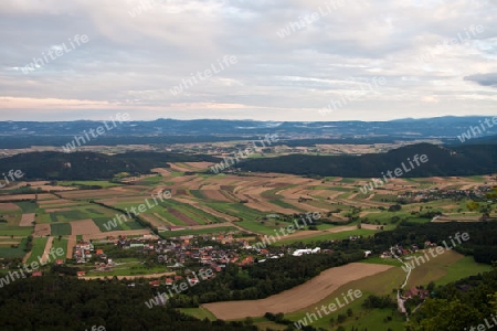 Blick in das Wiener Becken von der "Hohen Wand"