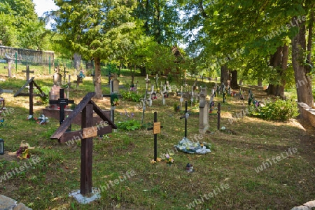 Friedhof Vlkolinec - UNESCO Welterbe in der Slowakei