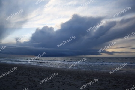 Unwetter ?ber Sylt