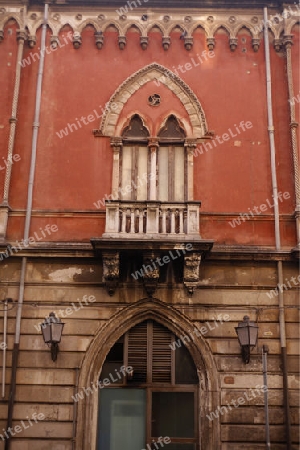 the old Town of Siracusa in Sicily in south Italy in Europe.