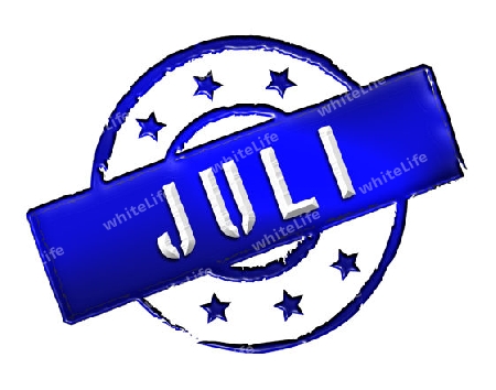 Sign, symbol, stamp or icon for your presentation, for websites and many more named JULI