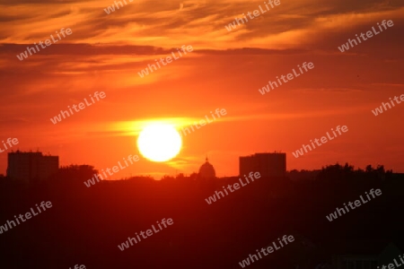 Sonnenuntergang in Potsdam