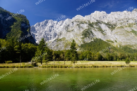 Das Watzmannmasiv im Nationalpark Berchtesgaden, Germany