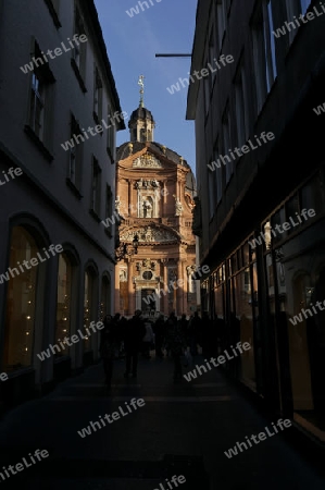 Kollegiatstift Neumuenster,W?uezburg, Unterfranken, Bayern