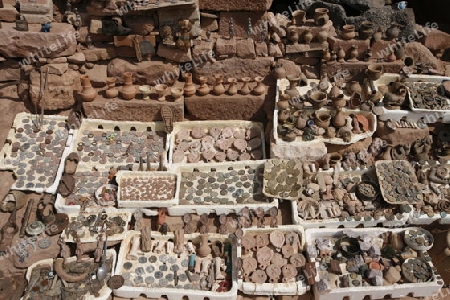 a Shop in the Village of Wadi Musa near the Temple city of Petra in Jordan in the middle east.