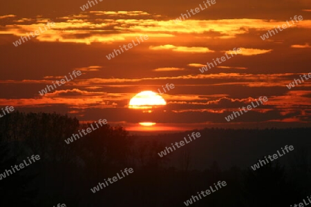 Sonnenuntergang in Potsdam