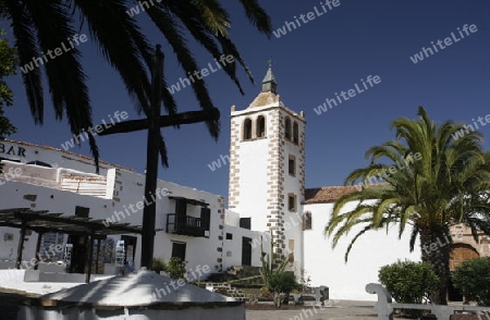 the Village Betancuria on the Island Fuerteventura on the Canary island of Spain in the Atlantic Ocean.