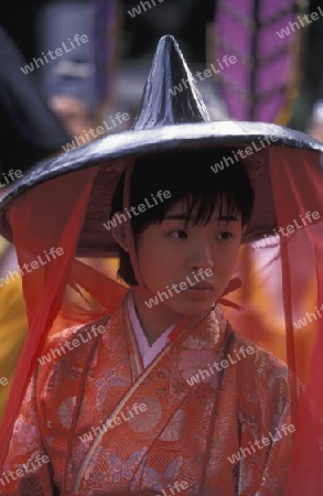 one of the big Festival in the Asakusa Senso Ji Tempel in the city centre of Tokyo in Japan in Asia,



