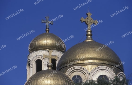  the Cathedral in the city centre of Varna on the Blacksea in Bulgaria in east Europe.