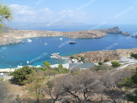 Lindos, Bucht