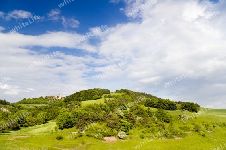 Th?ringer Landschaft bei der Leuchtenburg