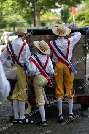 a traditional festival in the old town of Waldshut in the Blackforest in the south of Germany in Europe.