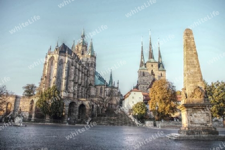 Der Domplatz zu Erfurt