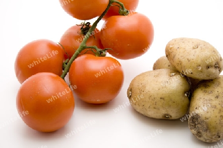 Tomaten mit Kartoffel