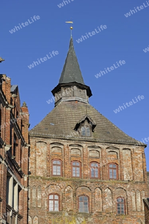 K?tertor in der Stadtmauer in der Altstadt,  Stralsund , Unesco Weltkulturerbe, Mecklenburg Vorpommern, Deutschland, Europa , oeffentlicher Grund