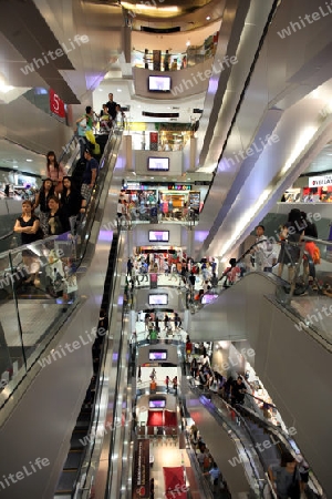 Ein Shop im Platinum Fashion Mall in der Innenstadt rund um den Siam Square Stadtteil im Zentrum der Hauptstadt Bangkok in Thailand. 