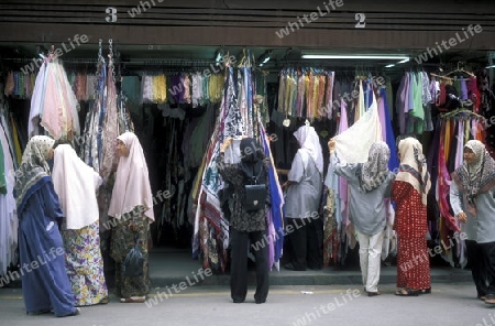 The Marketstreet  in the old city of  Kuala Lumpur in Malaysia in southeastasia.