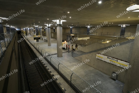 U Bahnhof Bundestag der neuen Kanzler U Bahn U55, Berlin, Deutschland , Europa