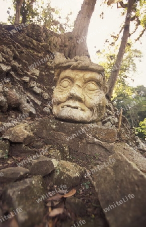 The Ruins of Copan in Honduras in Central America,