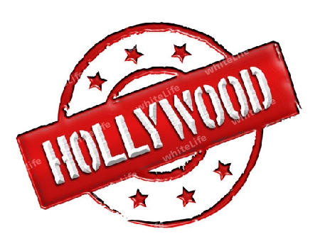 Sign, symbol, stamp or icon for your presentation, for websites and many more named HOLLYWOOD