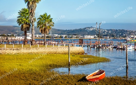 View over the lake on Knysna South Africa