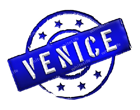 Sign and stamp for your presentation, for websites and many more named Venice