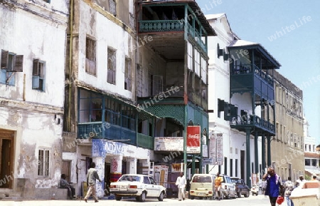 Die Altstadt von Stone Town  oder Zanzibar Town der Hauptstadt der Insel Sansibar im Indischen Ozean in Tansania in Ostafrika.. 