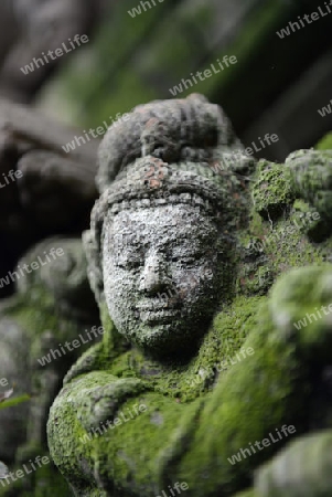 Traditionelle Figuren stehen im Garten von Ban Phor Linag Meuns Terracota Art zum Verkauf bereit dies im Terracota Garden in Chiang Mai im norden von Thailand in Suedostasien.