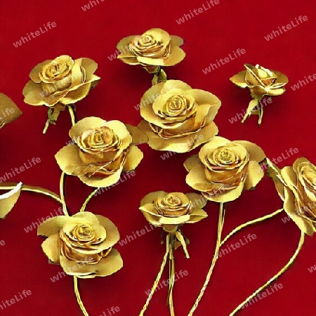 goldene Rosen