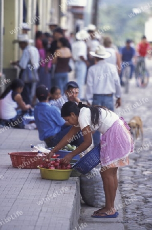 the old town of the city Copan in Honduras in Central America,