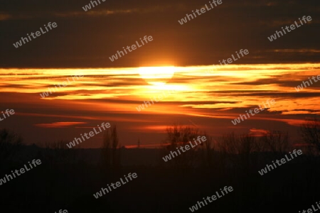 Sonnenuntergang in Potsdam