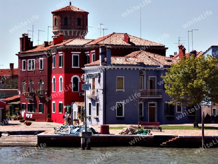 Bunte Haeuser in Burano